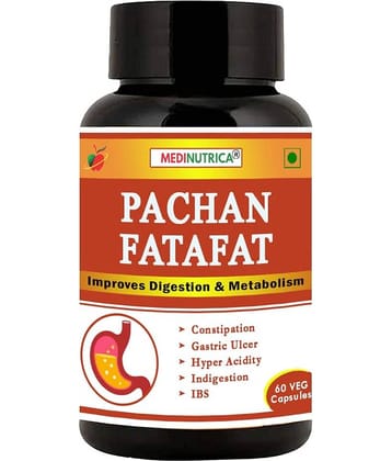 Medinutrica Pachan Fatafat Digestion Capsule 60 No.S Pack of 1