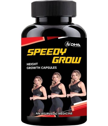 Dha Ayurveda Speedy Grow- Height Growth Herbal Capsule 30 No.S Pack of 1