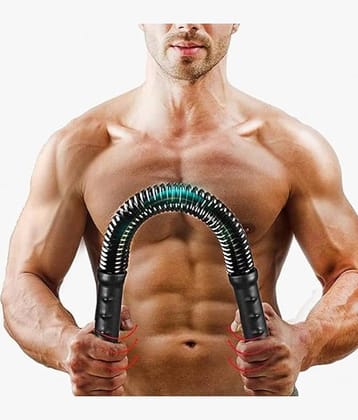 Power Twister Bar For Upper Body Exercise for Chest, Shoulder, Forearm, Bicep, Home-Workout Accessories, Spring Bar Equipment, Pack of 1