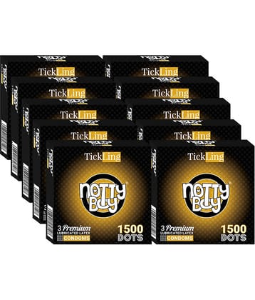NottyBoy Super Dotted with 1500 Dots Condoms Combo Pack - 30 Pieces