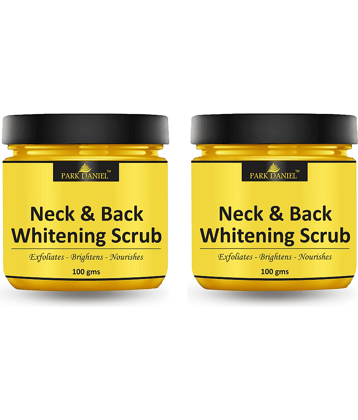 Park Daniel Neck and Back Area Cleansing Body Scrub For Skin Whitening Scrub & Exfoliators 100 gm Pack of 2