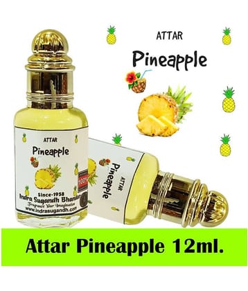 INDRA SUGANDH BHANDAR - Fruity Collection - Pineapple Attar For Men & Women 12ml Pack Of 1