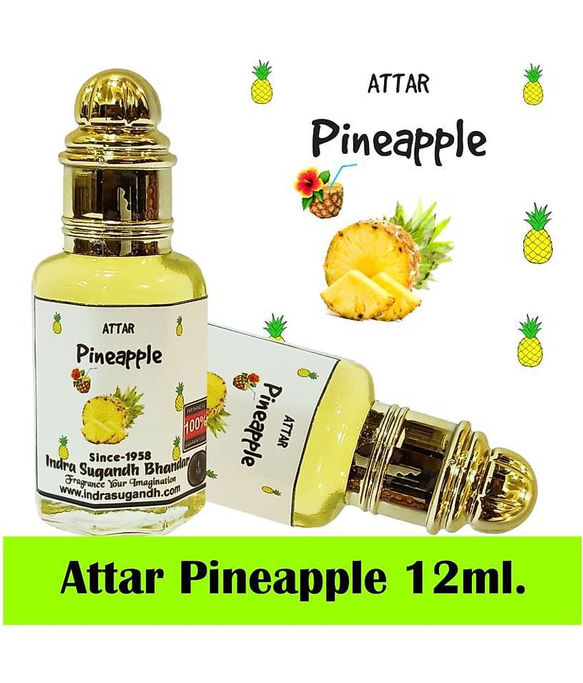 INDRA SUGANDH BHANDAR - Fruity Collection - Pineapple Attar For Men & Women 12ml Pack Of 1