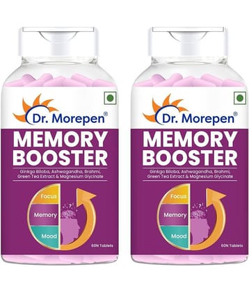 Dr. Morepen Memory Booster Brain Supplement Helps in Concentration, Focus (60 Tablets)