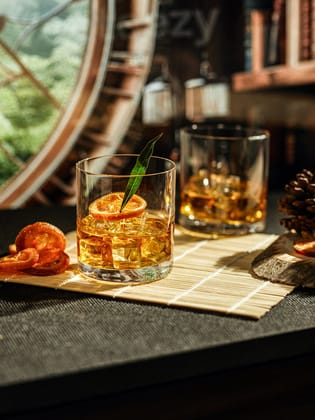 CLASSIC CRYSTAL WHISKEY GLASS - EUROPEAN CRYSTAL-Set Of 2