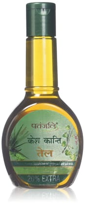 Patanjali Divya Kesh Kanti Hair Oil for Strong Hair Split Ends Grey Hair and Hairloss 100ml Patanjali Divya Kesh Kanti Hair Oil for Strong Hair Split Ends Grey Hair and Hairloss 100ml - 100 ml (Pack of 1)
