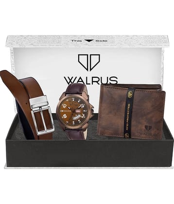 Walrus WWWBC-COMBO44 Leather Analog Men's Watch