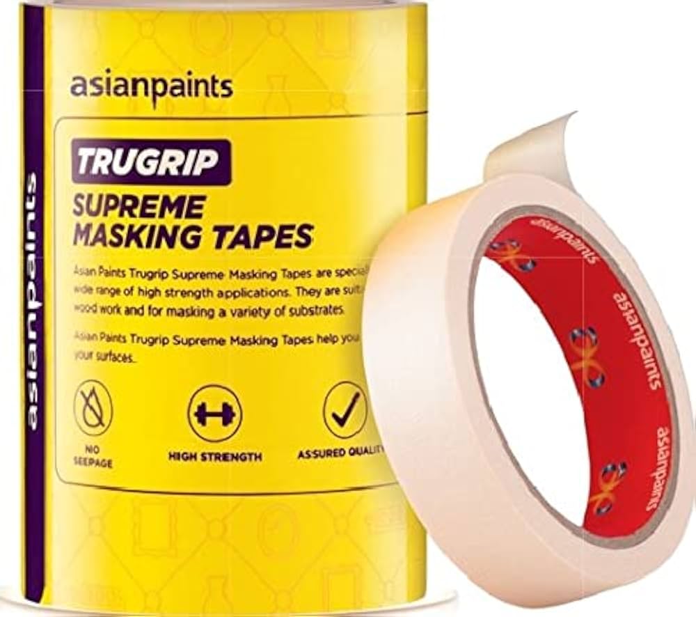 Asian Paint Masking Tape - 1 Inch (Pack of 6)