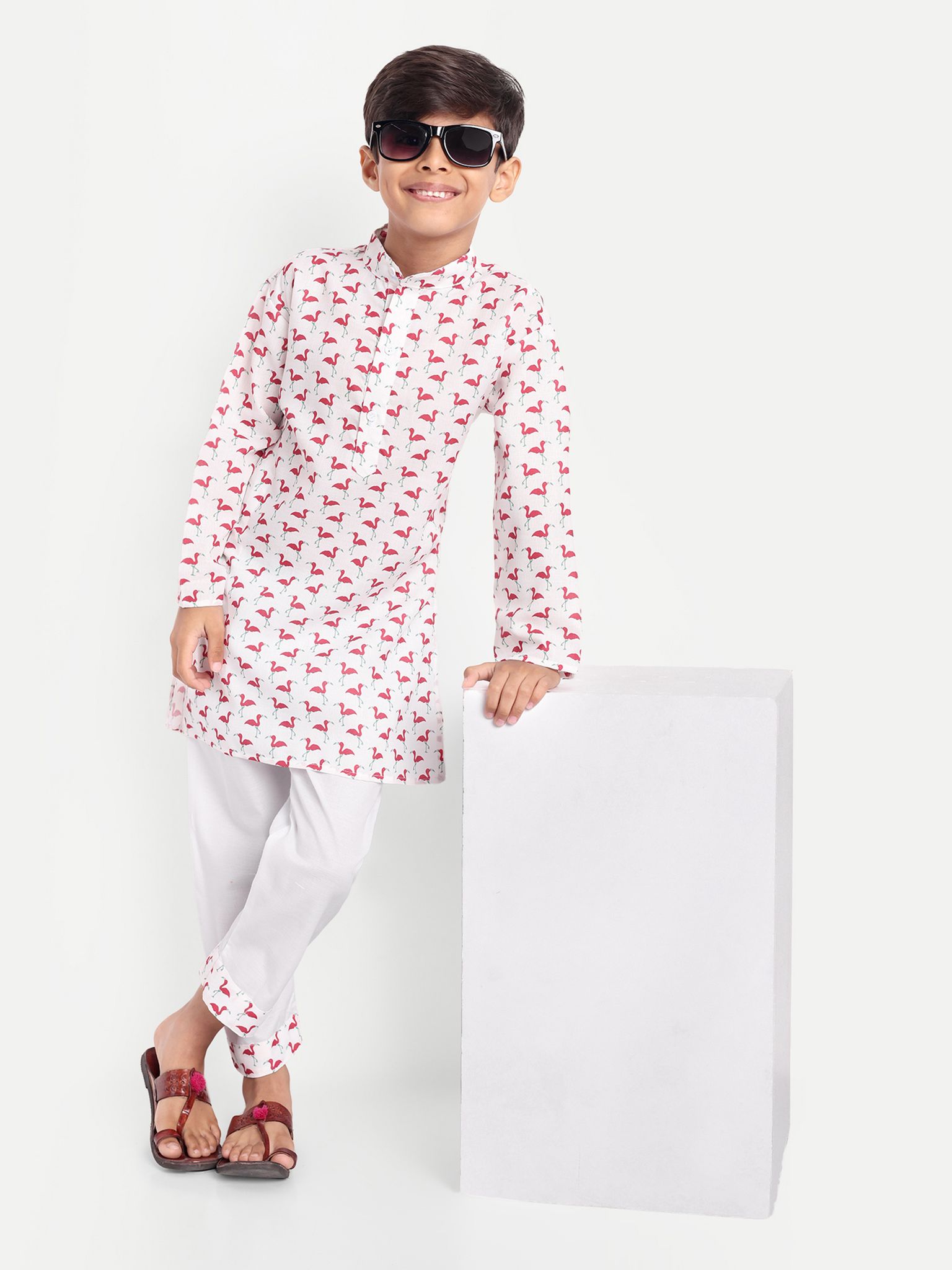 Kurta Pyjama Set _ Multicolor