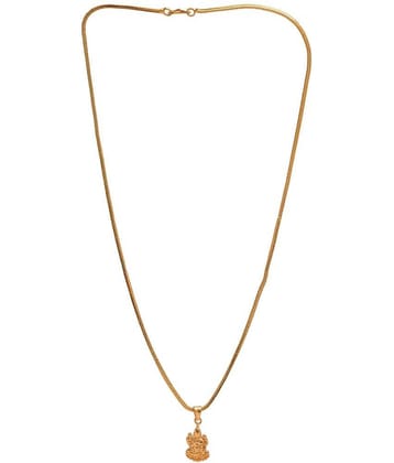 Jewarhaat - Golden Pendant ( Pack of 1 )