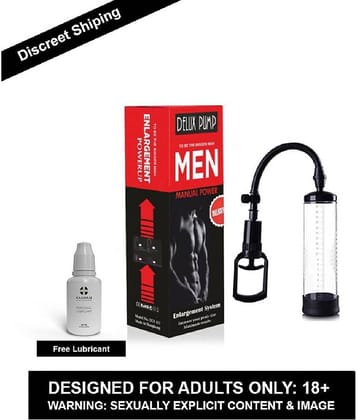PENIS VACCUM MANUAL POWER PUMP - MALE ENHANCEMENT ENLARGER PUMP FOR MEN