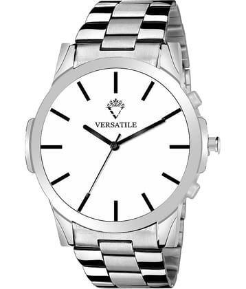 Versatile - Silver Stainless Steel Analog Men's Watch