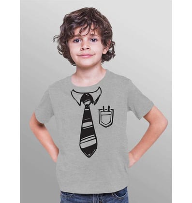 Pocket And Tie - Sukhiaatma Unisex Graphic Printed Kids Red T-shirt-6-12 Months