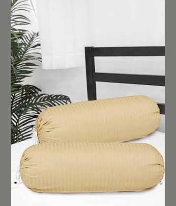 MAHALUXMI COLLECTION Set of 2 Poly Cotton Bolster Covers