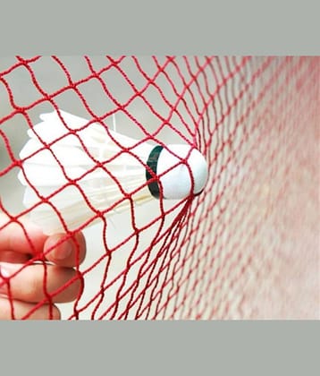 A1VK 6.15 .75 Nylon Red Badminton Net
