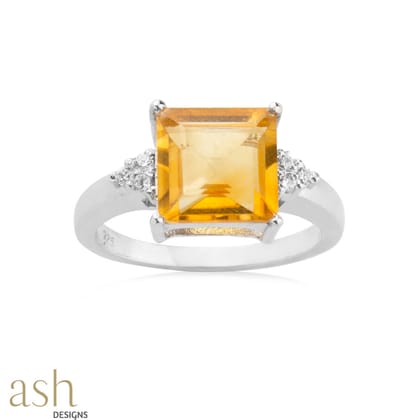 Cascade Citrine Ring-US 7