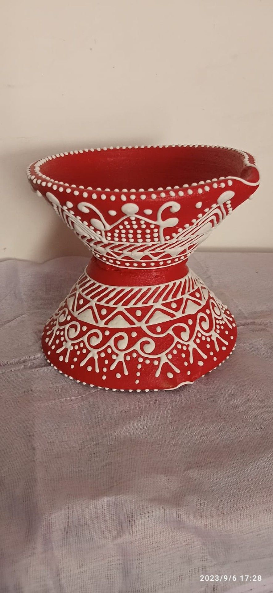 Hand-Painted Festive Diya