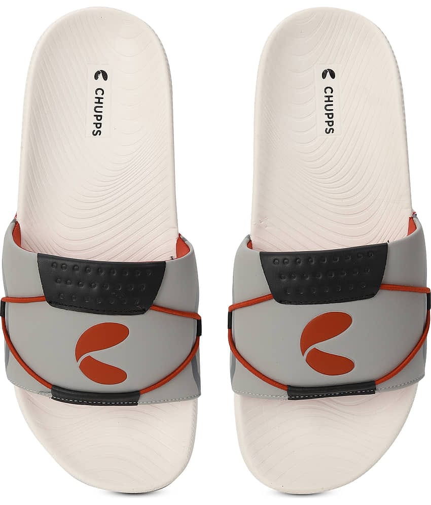 CHUPPS Grey Men's Slide Flip Flop
