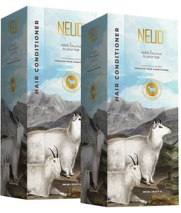 NEUD Goat Milk Premium Hair Conditioner Crme Rinse 600 mL Pack of 2