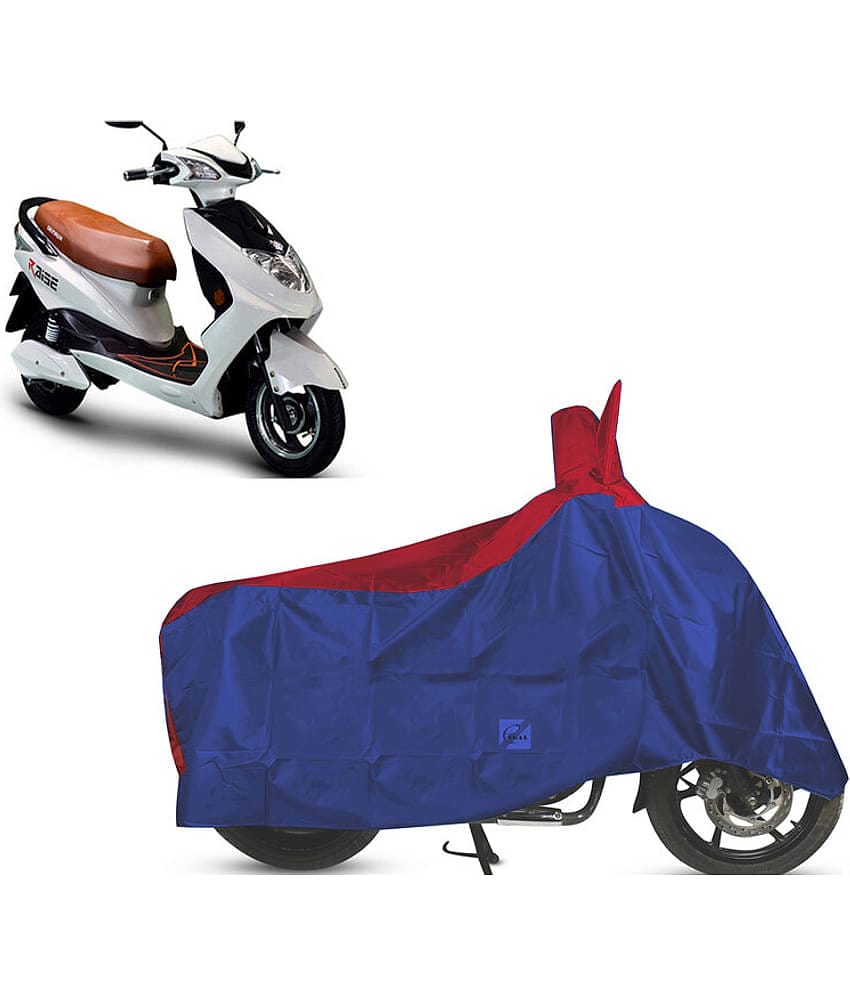 EGAL Bike Body Cover for Okinawa ( Pack of 1 ) , Red