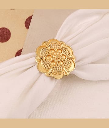Bhagya Lakshmi Golden Rings ( Pack of 1 )