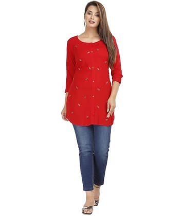 Rayon Short Kurti For Women (Pack of 1)