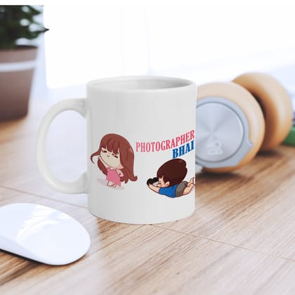 "Photographer Bhai" Brother Ceramic Coffee/Tea Mug
