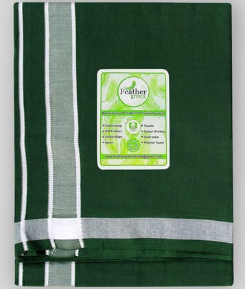 Feather Green Multi Dhoti - Free size
