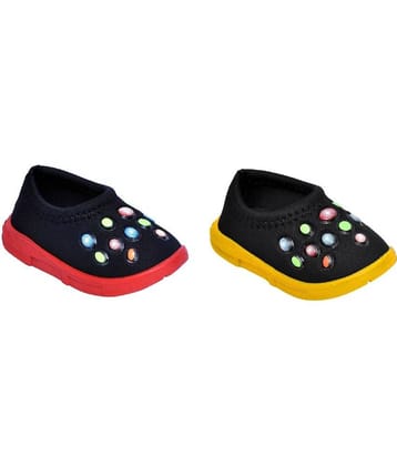 NEOBABY - MultiColor Booties For Baby Boy & Baby Girl 12-18 Months ( Pack of 2 )