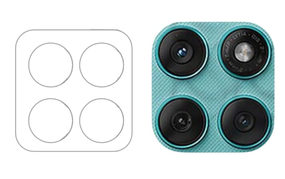 ISAAK Back Camera Lens Protector compatible for Moto Edge 60 Fusion (Pack of 1)