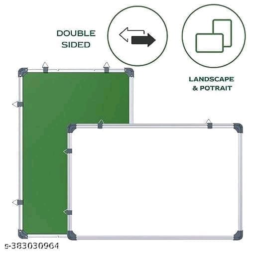fortune Non Magnetic size - 1.5*2 (45*60 cm) feet white/green board