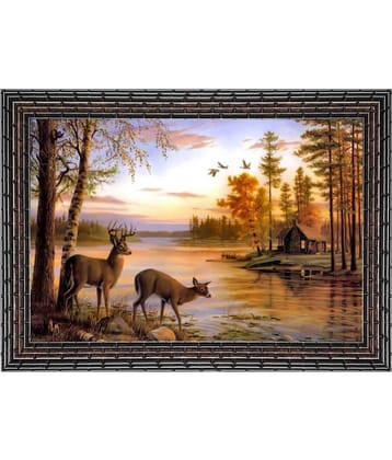 Indianara Animal Painting With Frame