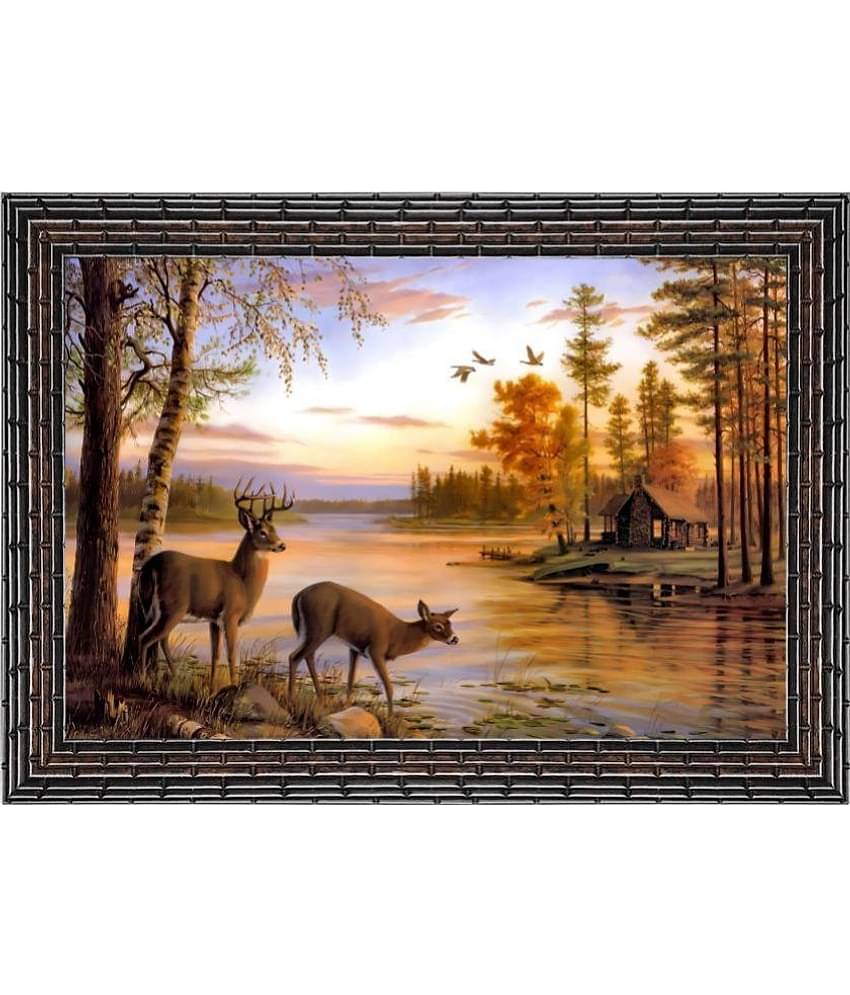 Indianara Animal Painting With Frame