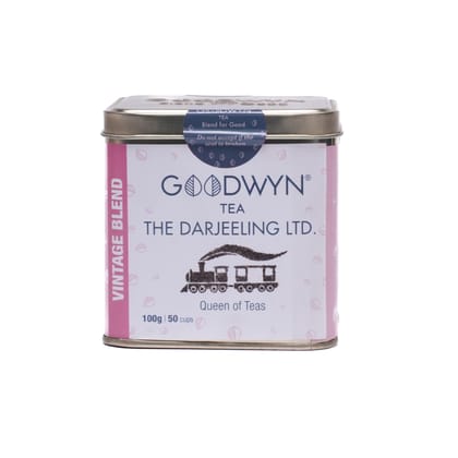 Goodwyn Darjeeling Black Tea (100 gm) | Authentic, Straight From Tea Estates | 100% Natural Loose Leaf Tea | Low Caffeine Non Bitter | Rich in Antioxidants