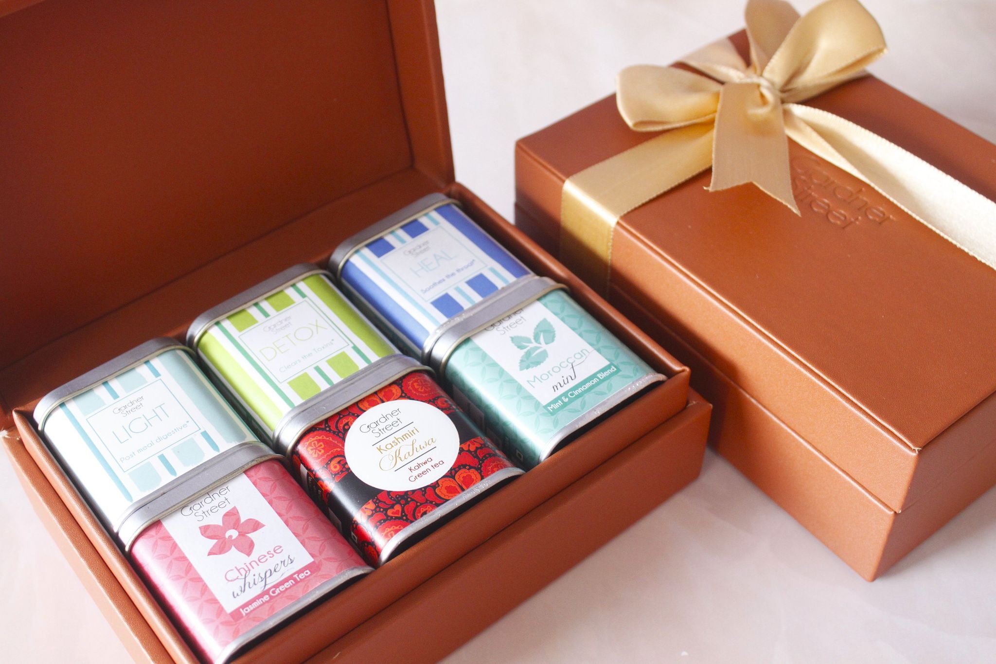 Gardner Street Tea - LEATHER TEA CHEST