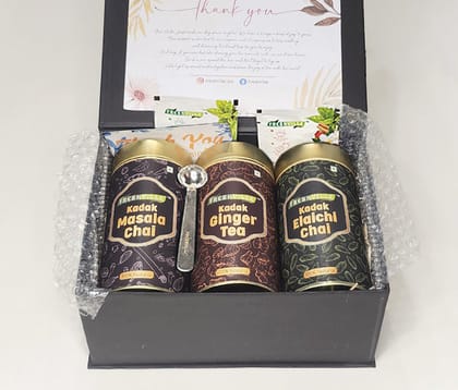 Freshville Kadak Elaichi Ginger and Masala Tea Box 200gm x 3