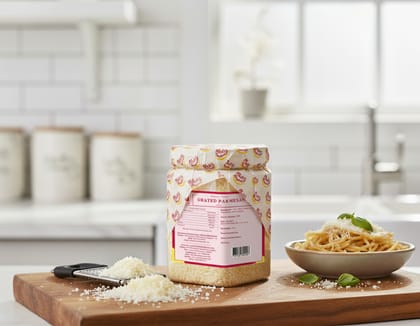 Mishti Gourmet Premium Artisanal Grated Parmesan Cheese 200g