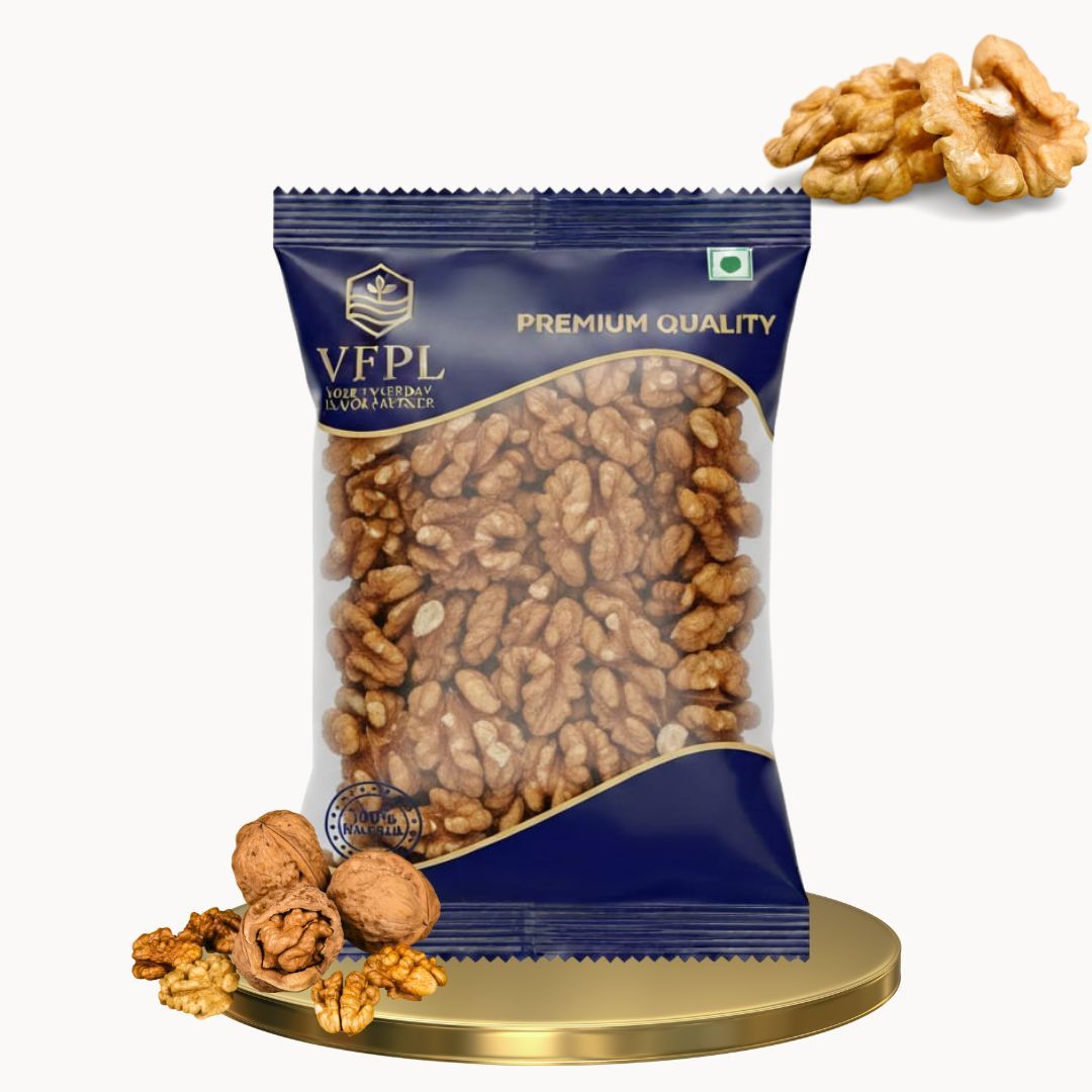 VFPL Premium Walnuts (250 gm) | buy online | raw | roasted | organic | premium | kernels | halves | unshelled | broken | for baking | for cooking | for desserts | for salad topping