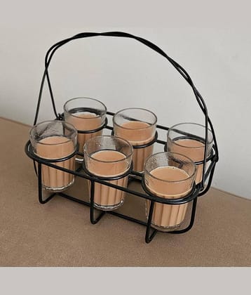 Roots & shoots Solid Glass Tea Set 150 ml ( Pack of 1 )