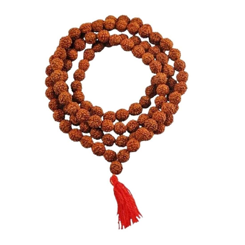 MAYAPURI Rudraksha Japa Mala 108+1 Beads Original for Mantra Jaap and Puja - Pooja Needs | Buy online on ZillyBuy