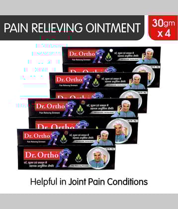 Dr.Ortho Ayurvedic Pain Relieving Ointment - 30 G (Pack Of 4)