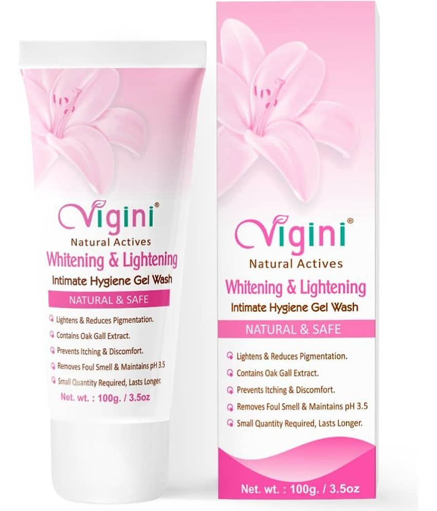 Vigini Body Whitening Intimate Gel Wash Hygiene Feminine Lightening Skin women Moisturizer 100 gm