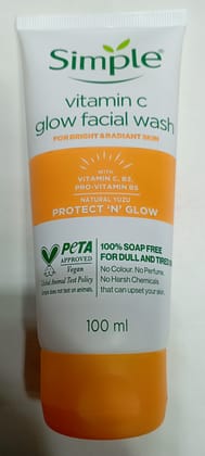 Simple vitamin c glow facial wash 100 ml