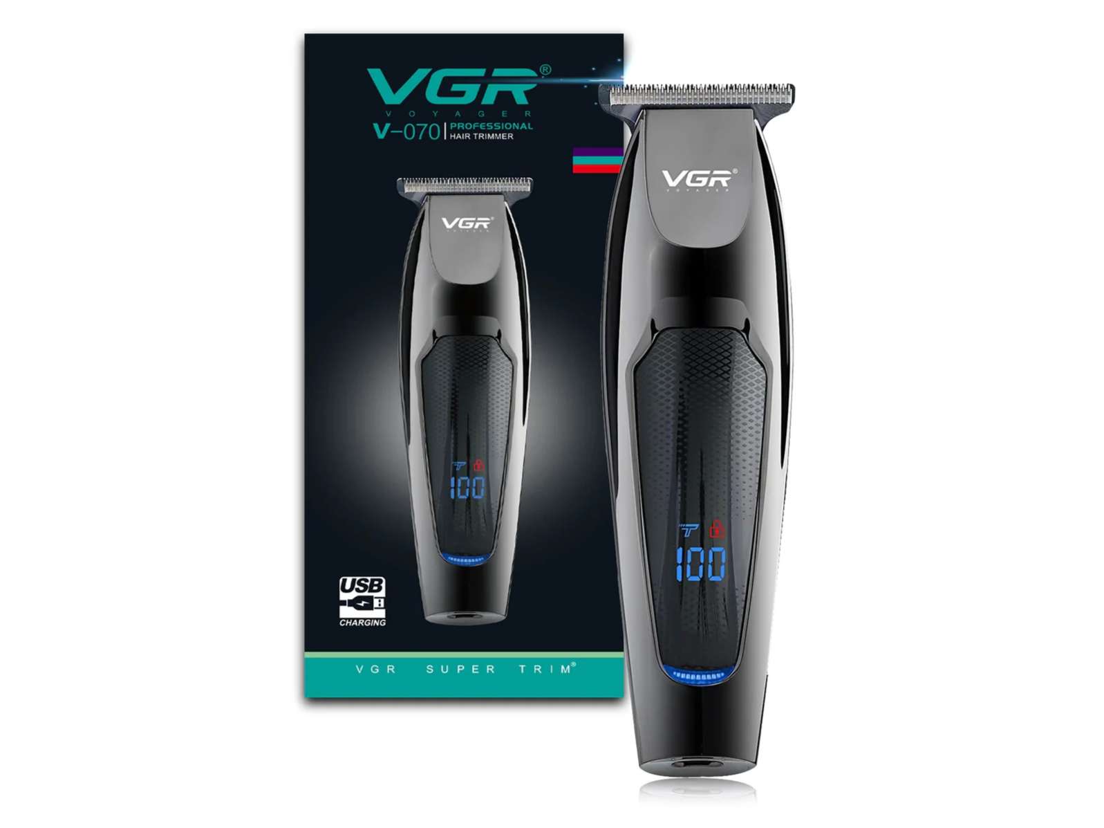 VGR V-070 Hair Trimmer For Men, Grey