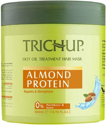 Trichup Hot Oil Treatment Hair Mask | Almond Protein | Intense Repair & Shine