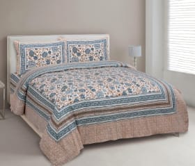 High Thread Count Cotton Bedsheet – 90 x 108 Inches – Smooth & Luxurious