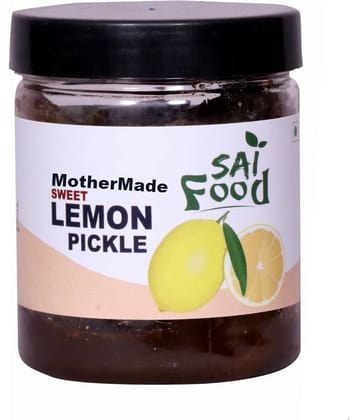 SAi Food MOTHERMADE Masalo Se Bana Chatpata Sweet Moon Lemon Pickle Nimbu Ka Achar Pickle 250 g