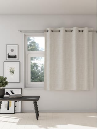 DDECOR - 100% Polyester Window 5 Ft|135 CM X 160 CM| - Silver