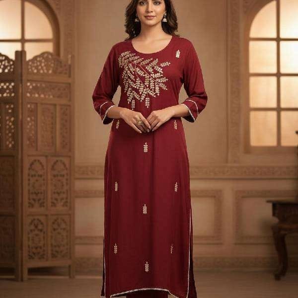 Premium Rayon Fabric Kurti for Everyday Wear