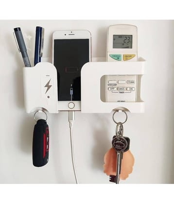 Multi-Purpose Wall Mount Mobile Holder Stand for Easy Charging (4 in 1 Multi-use)